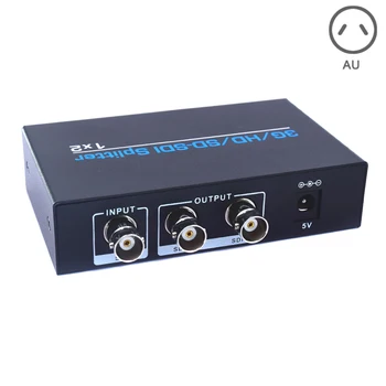 

High Quality 1x2 3G HD SD-SDI Video Splitter BNC 1 In 2 Out Distributor 1920*1080p for HDTV