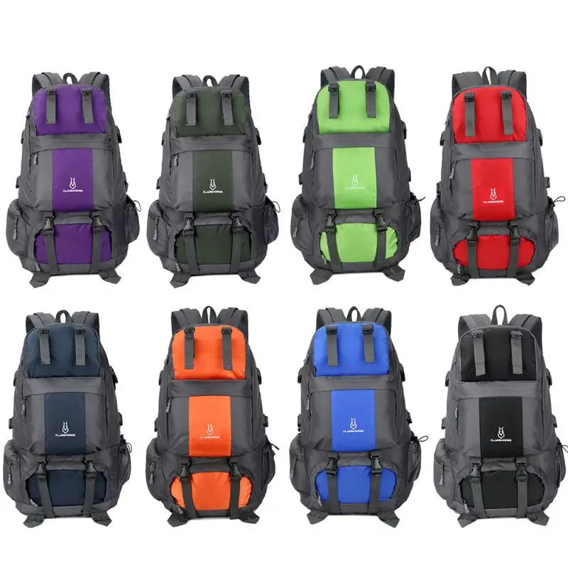 

Unisex Large Capacity Waterproof Nylon Hiking Climbing Backpacks Sports Bag Men Travel Mountaineering Backpack Outdoor Bags New