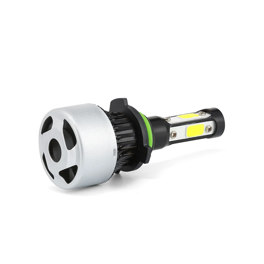 Aootogo 2 шт. X7 4 стороны H7 H11 Светодиодный фонарь для фар автомобиля 72 Вт 16000LM 6500 к COB H4