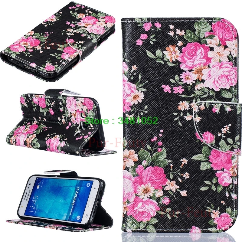 

Leather Flip Cover Wallet Case for Samsung J500F J500H J500FN Mobile phone bag Case for Samsung Galaxy J5 2015 SM-J500F SM-J500H