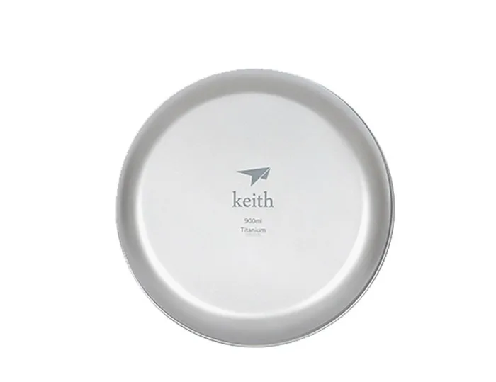 Keith ti5338 tazón de titanio ultraligero outdoor picnic tazón camping Vajilla 92g 900 ml kt338