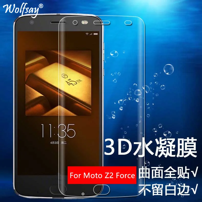 1PC Full Cover Screen Protector For Motorola Moto Z2 Force Protective Film Nano TPU (2nd Gen) Foil | Мобильные телефоны и