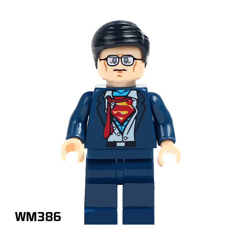Строительные блоки одна распродажа WM386 Clark Kent с суперменом под костюм MOC s Супер