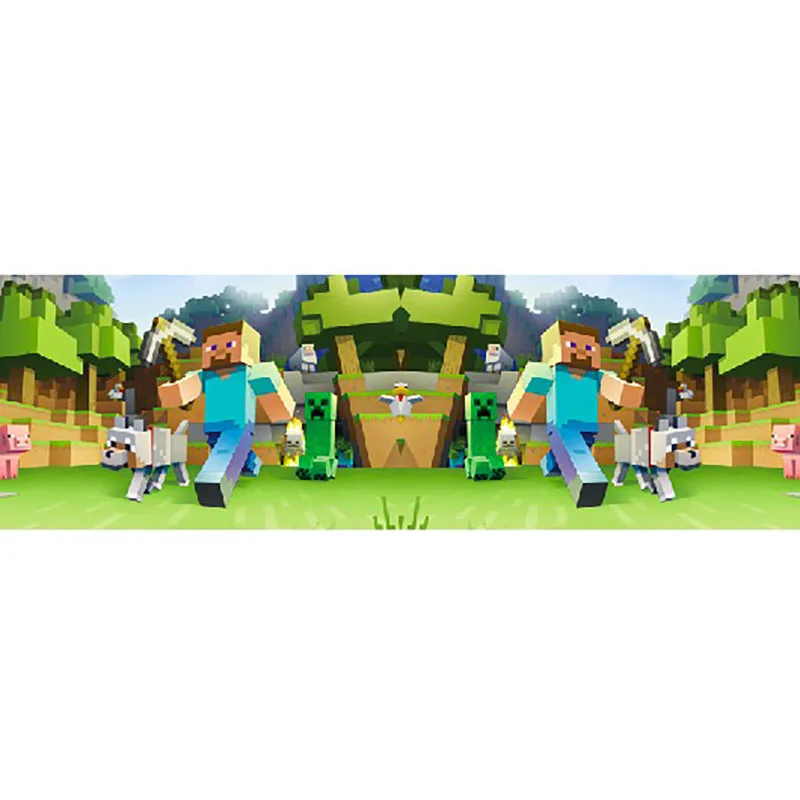 

12pcs Minecraft theme bottle labels kids birthday party supplies Minecraft theme birthday party decorations Minecraft labels