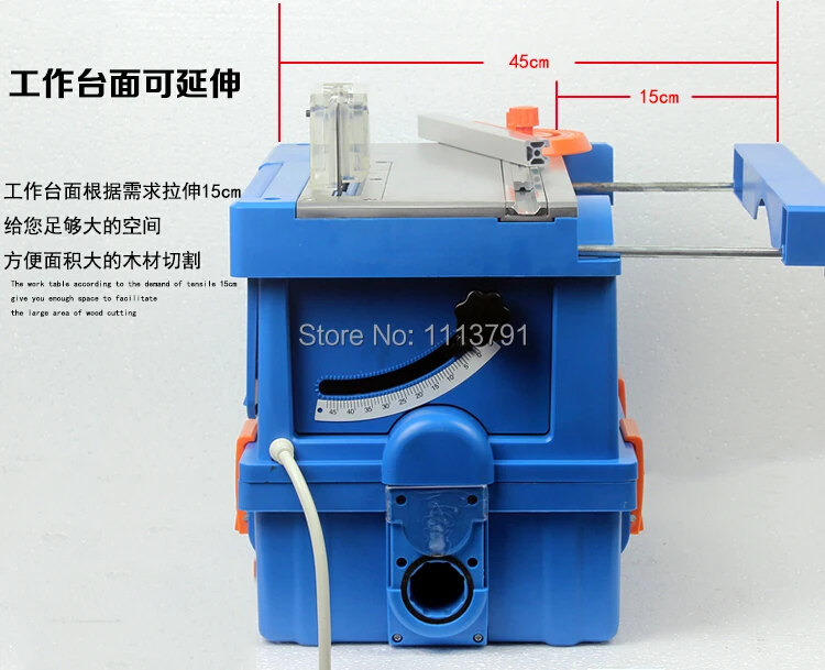 Multifunction dust sawing machine, cutting laminate flooring, solid wood flooring installation work table saws
