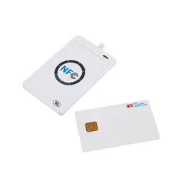13,56 МГц USB Бесконтактный NFC RFID считыватель смарт-карт банк Кредитная карта NFC карта с Бесплатный SDK ACR122U