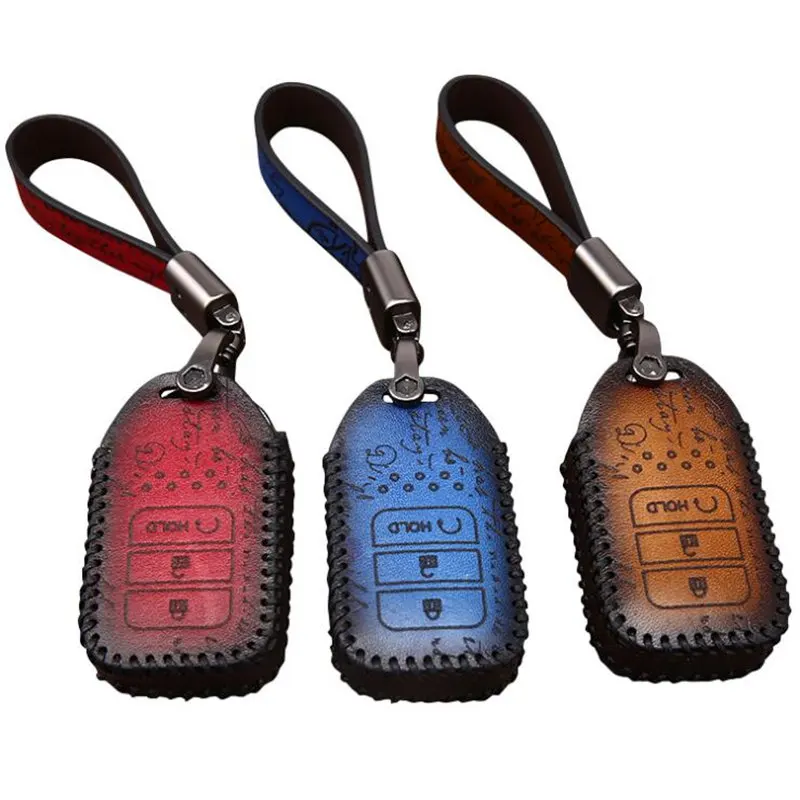 

New car remote key fob cover case holder protect for Honda 2016 2017 CRV Pilot Accord Civic Fit Freed keyless entry car styling