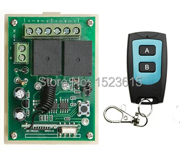 

DC12V 2CH 10A RF Wireless Remote Control Switch System teleswitch transmitter & receiver relay Receiver Smart Home Switch