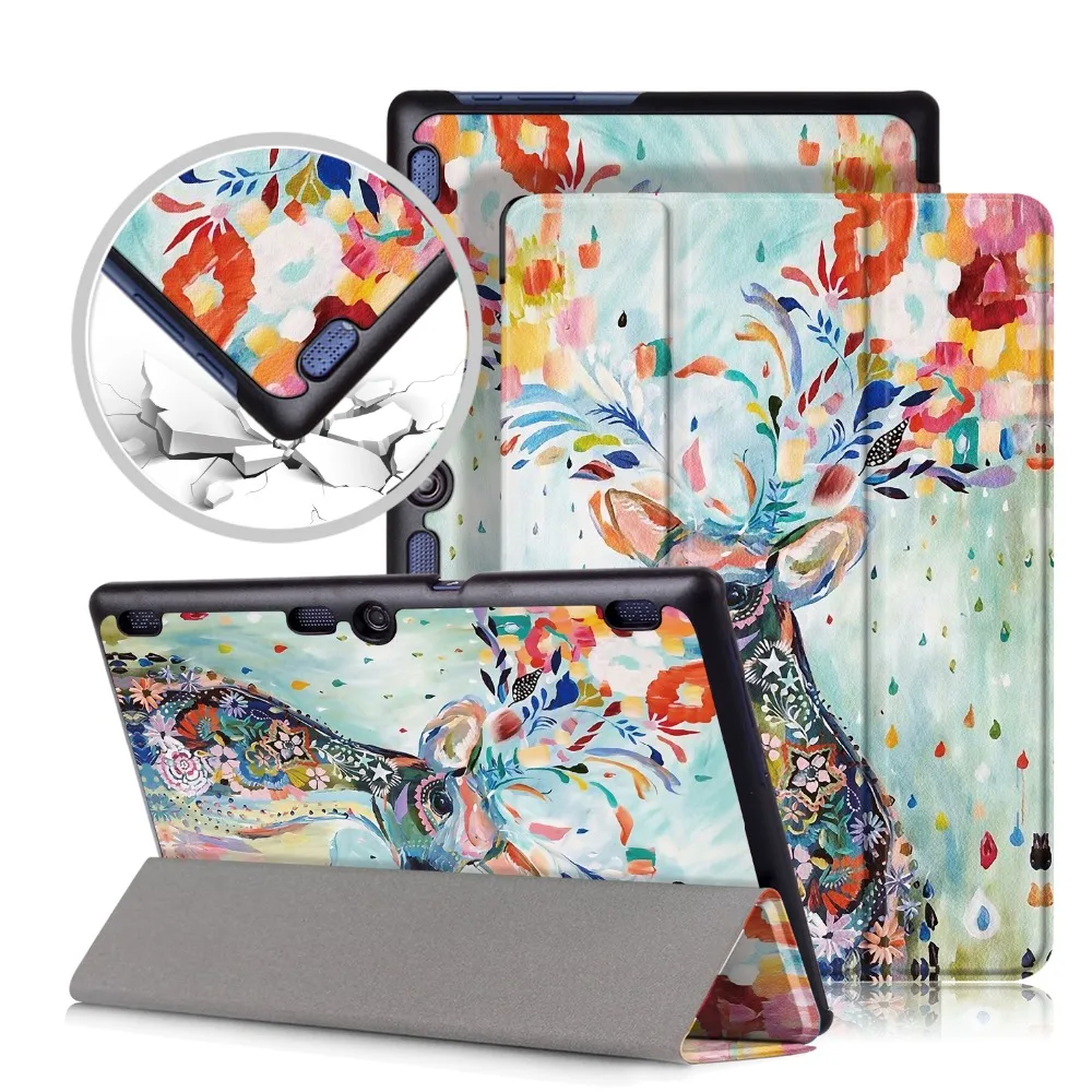 

Ultra Slim Stand Case Cover For lenovo tab 10 tb-x103f Tab 2 A10-30 TB2-X30F Tablet funda for Tab 3 10 Plus Tab3 10 Business