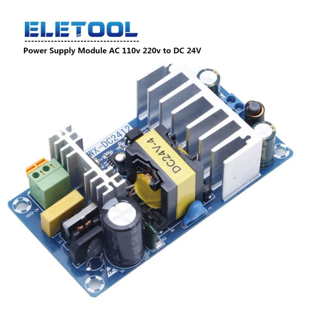 

Power Supply Module AC 110v 220v to DC 24V 6A AC-DC Switching Power Supply Board 828 Promotion XF30