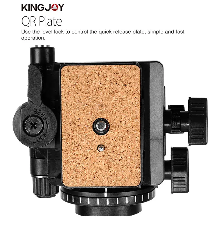 Kingjoy MP208F набор профессиональный монопод набор Dslr для всех моделей камеры штатив Стенд Para Movil Гибкий штатив для SLR DSLR