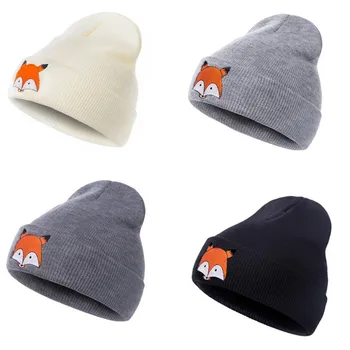 

Cute Baby Hat 2018 Winter Spring Newborn Infant Toddler Kids Girl&Boy Hats Infant Soft Warm Crochet Knit Hat Fox Beanie Cap