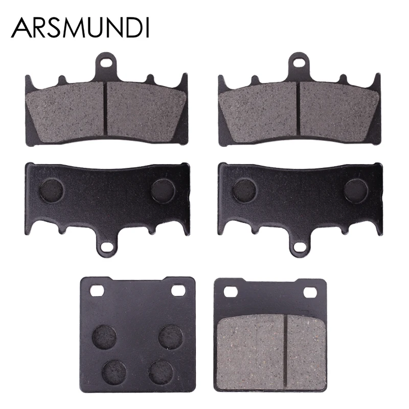 1 Set High Quality Brake Pads Disks Shoes Front And Rear For SUZUKI GSF 1200 GSF1200 Bandit ABS