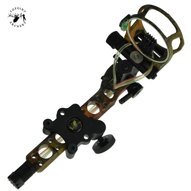  US $52.48 Topoint pins Sight with Micro Adjust Detachable Bracket Sight Light Both Right 