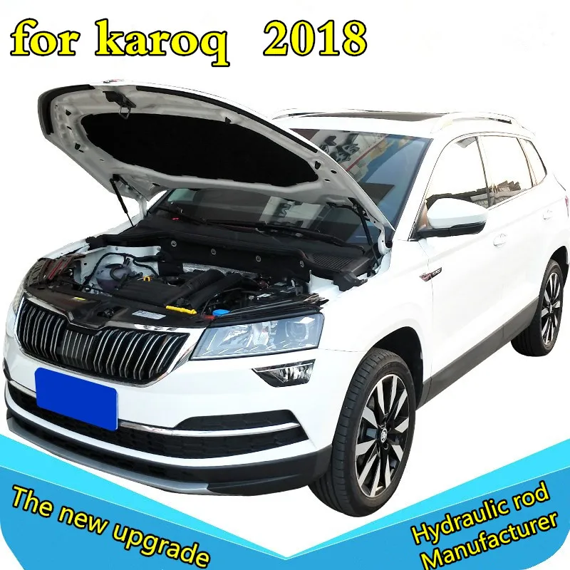 

Car Front Hood Engine Cover Hydraulic Rod Strut Spring Shock Bar 2Pcs/Set For Skoda Karoq 2017 2018