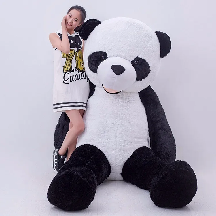 Огромный Прекрасный плюшевая игрушка-панда большая панда кукла подарок около 180 см 0516