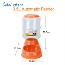 3.5L Large Automatic Pet Feeder For Cats Dogs Plastic Dog Food Bowl Pets Food Distributor Pet Product