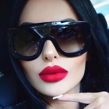 TESIA интегрированные Солнцезащитные очки женские брендовые дизайнерские очки Ким Кардашьян брендовые контактные линзы женские оттенки T147