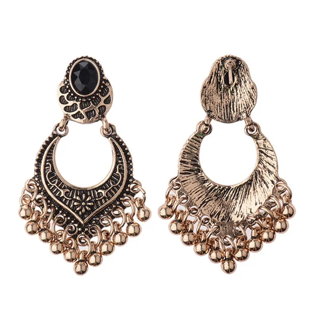 Indian Style Water Drop Alloy Earrings