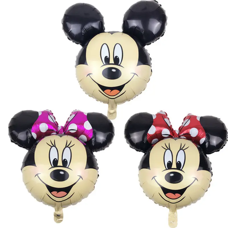 

TSZWJ New Large Mickey Minnie Aluminum Balloons Children's Holiday Party Birthday Decoration Balloons Wholesale