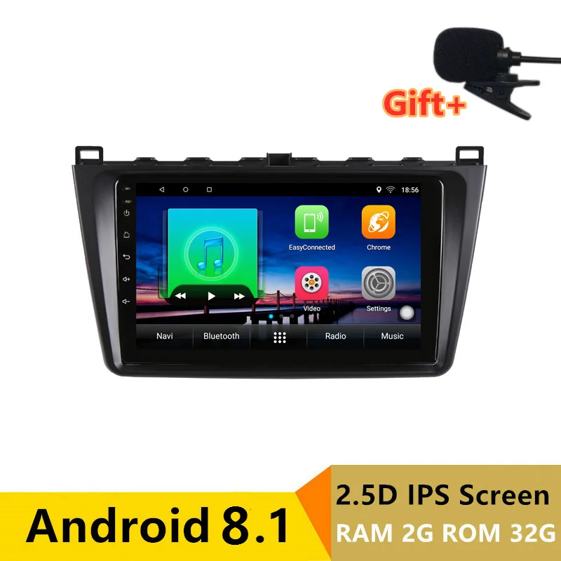 Best 9" 2+32G 2.5D IPS Android 8.1 Car DVD Multimedia Player GPS for Mazda 6 Ruiyi Ultra 2009-2011-2015 car radio stereo navigation 0 Best 9" 2+32G 2.5D IPS Android 8.1 Car DVD Multimedia Player GPS for Mazda 6 Ruiyi Ultra 2009-2011-2015 car radio stereo navigation 0