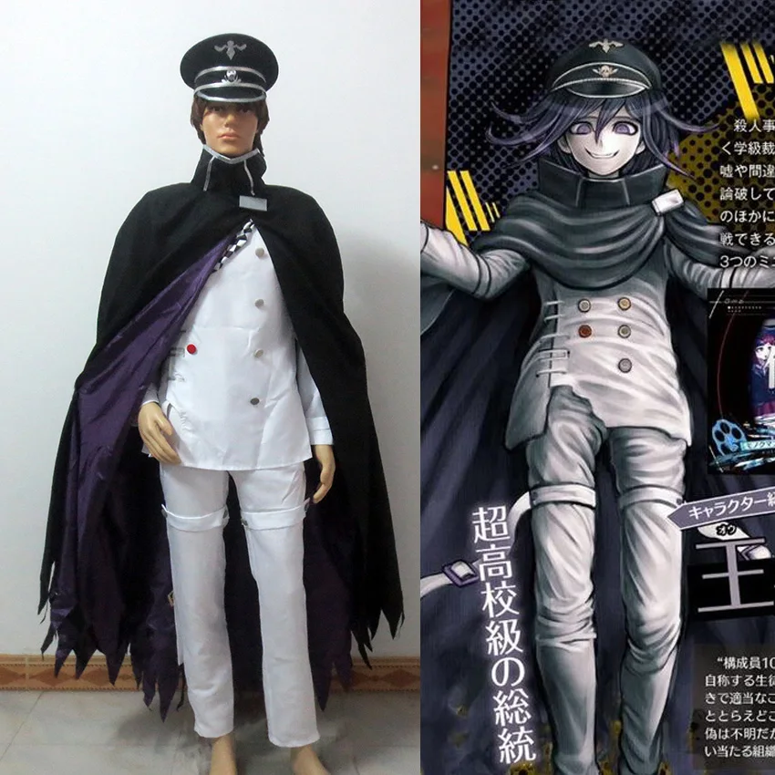 Костюм для косплея Kokichi Danganronpa V3 Ouma игровая школьная форма костюм одежда полный