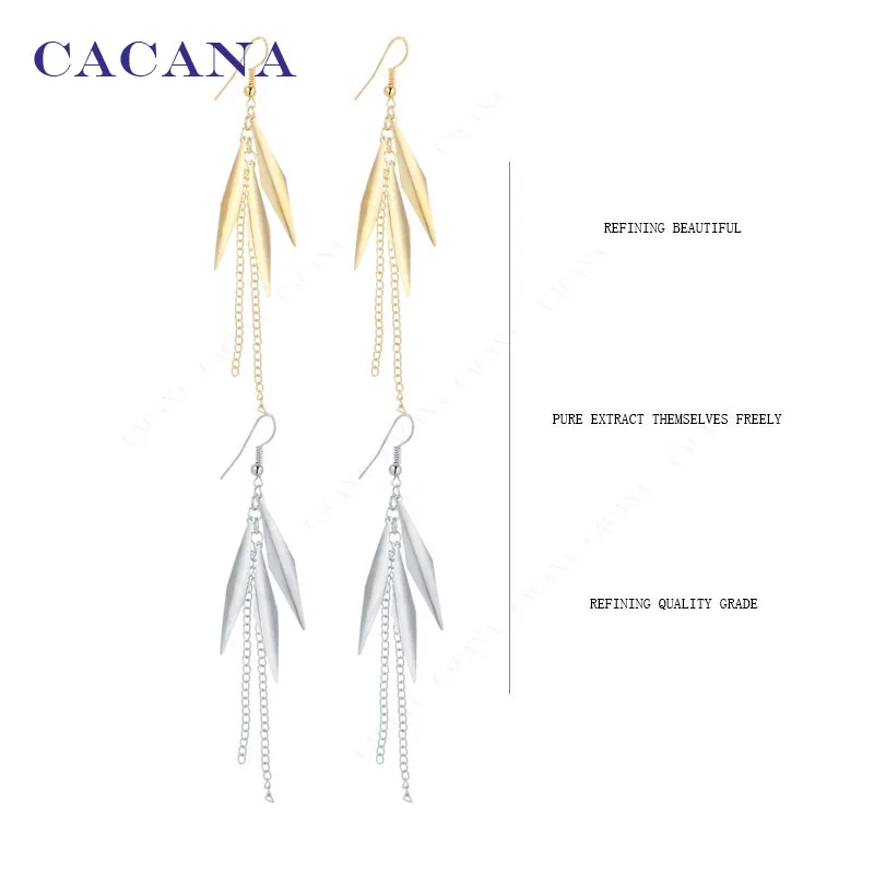 CACANA Earrings Dangle Long Earrings For Women New Arrivel Fashion Bijouterie Hot Sale No.A109