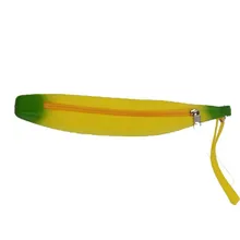 Woweino/Новая мода Забавный гаджет Новинка, силиконовые Портативный банан для монет карандашей Чехол кошелек сумка-кошелек чехол для ключей