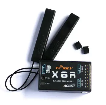 

Free Shipping FrSky 2.4G S.Port 8/16ch Telemetry Receiver X8R - PCB Antenna suitable for X9D Plus X9E X12S