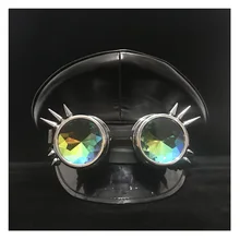 Стимпанк кожа черный Германия полицейский Козырек Кепка армейская шляпа кортическая военная шляпа полицейская Кепка Косплей шляпа на Хеллоуин Ночная Клубная шляпа