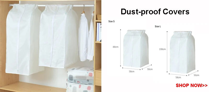 WHISM Peva водонепроницаемая одежда защитный костюм пылезащитный чехол для костюма дорожная одежда сумка для хранения Одежда Пылезащитная крышка