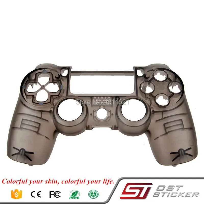 PS4 front shell transparent black (1)
