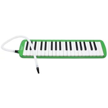 

SEWS-IRIN 37 Melodica Keys Melodic Musical Instrument with Carrying Bag for Students Beginners Kids Green