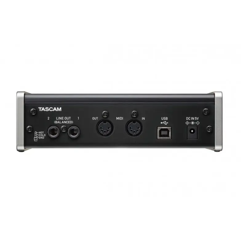 Tascam US 2x2 USB аудио интерфейс профессиональная Запись Звуковая карта с микрофоном amp