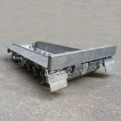 Leopard2A6 RC Tank цельнометаллическое шасси в сборе T1 гусеницы Roadwheels M Color 1/16 TH00962 |