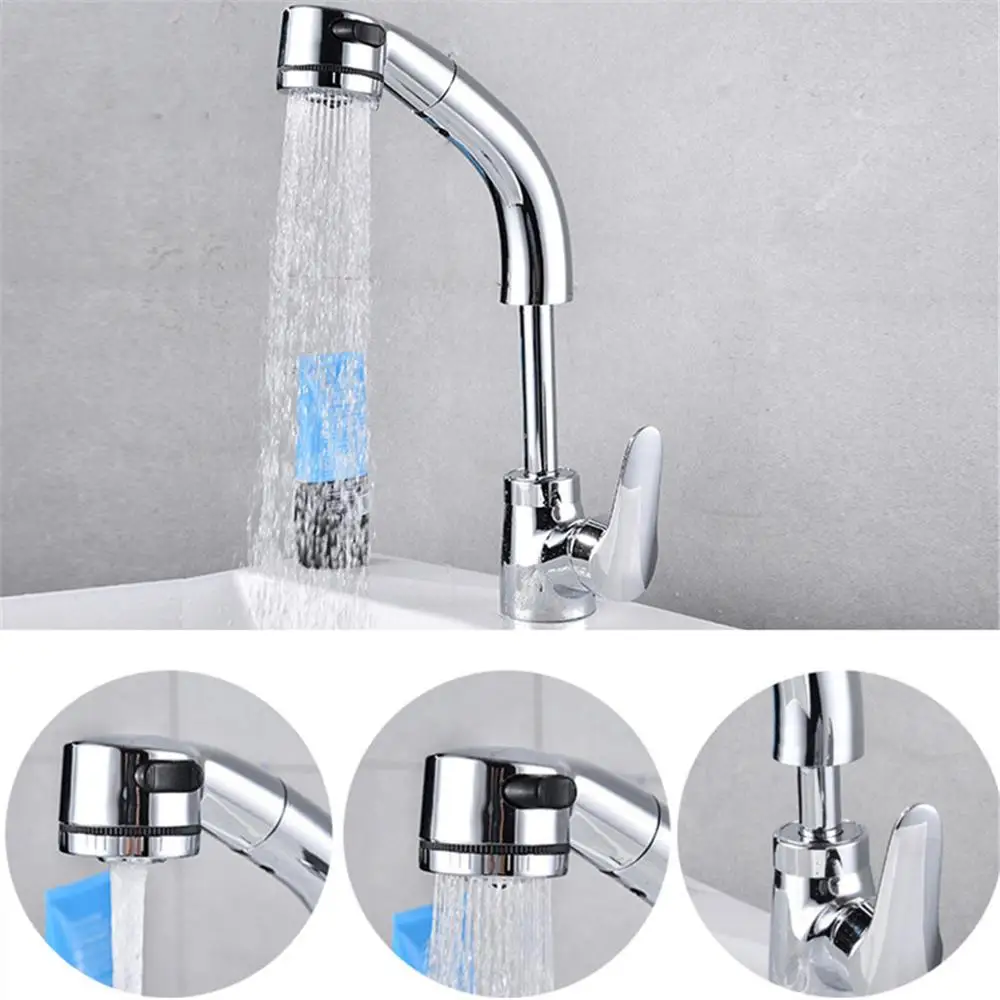 Billig Höhe Einstellbar Pull out Sink Tap Küche Geschirr Becken Wäsche Tisch Waschen Gerichte Einzigen Griff Mischbatterie Waschbecken FauceY29 @ X