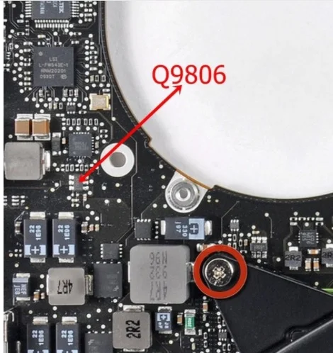 10 шт./лот для Macbook Pro unibody Air A1278 A1286 A1370 A1369 Q9806 6 футов чип ic FDC638APZ &quot638Z&quot|Платы