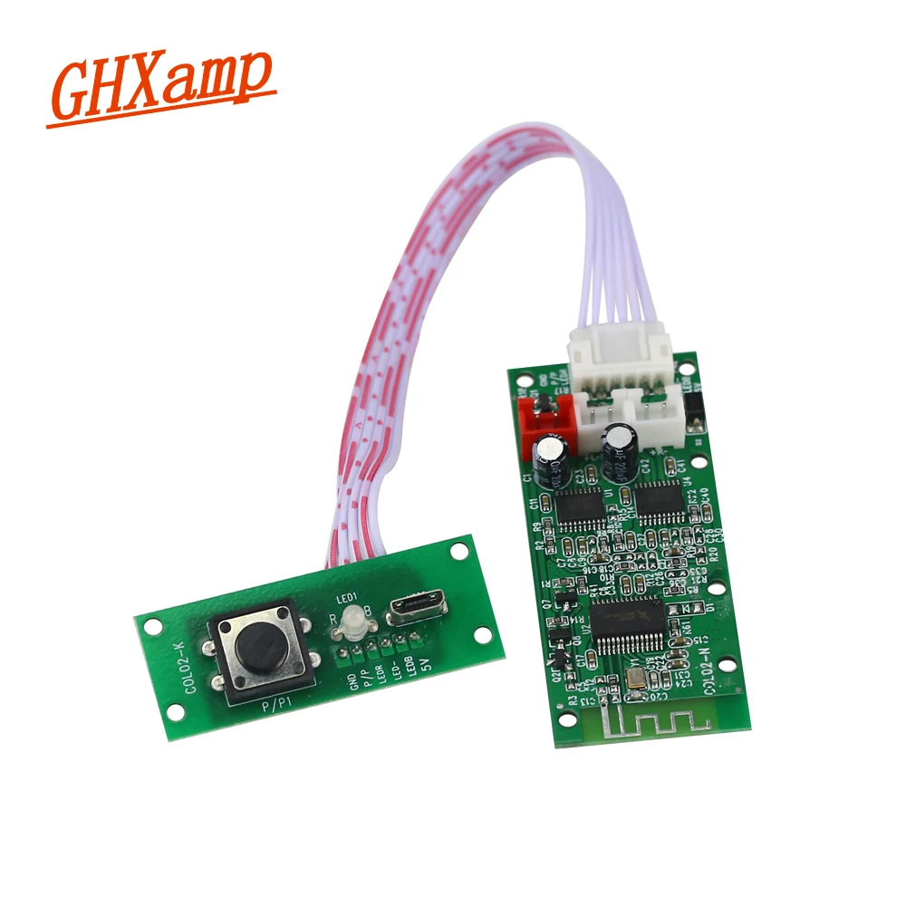 

GHXAMP Bluetooth Amplifier Board Lithium Battery 3.7V 5W Background Sound Dual Channel