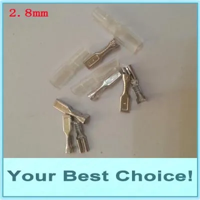 

10000Set/Lot 2.8mm Crimp Terminal Female Spade Connector + PVC Cover (Used for 2.8x0.5 terminal)