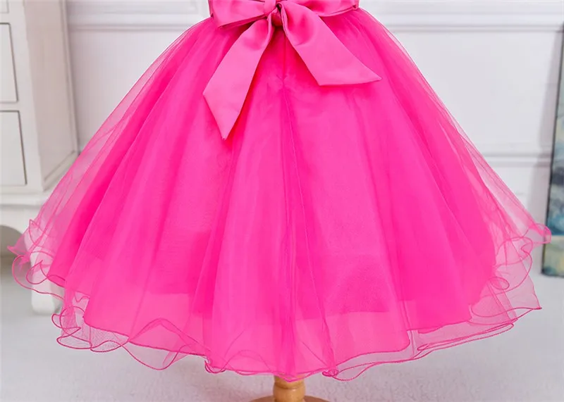 Новинка; летнее платье принцессы с блестками и бантом для маленьких девочек; красивое детское платье для свадебной вечеринки; ; 8089