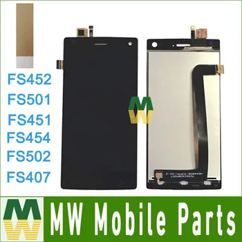 

For Fly FS407 FS501 FS451 FS454 FS502 FS452 LCD Display Touch Screen Sensor Digitizer Assembly with tools & Tape