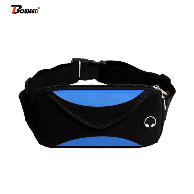 

Fashion Men Waist Bag Fanny Pack Women Waistbag Casual Belt Bag Mobile Phone Biking Black Blue Waist Pack Bum Bag 2019 Spring