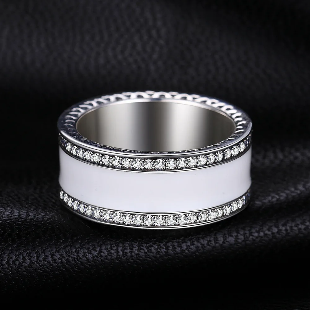 Jewelrypalace 925 пробы серебряные перламутровые сердце себе кольцо для женщин Мода