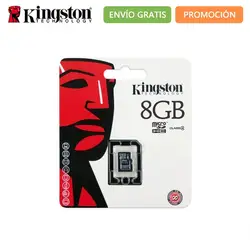 Kingston technology 8 Гб microSDHC, 8 ГБ, MicroSDHC, Negro Micro SDHC карта 4 МБ/с. с