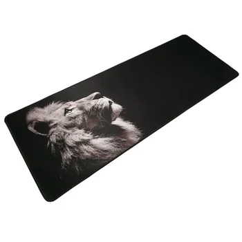 

300x800mm Large Gaming Mouse Pad Gamer Rug Lion Pattern Locking Edge Grande Mousepad Keyboard Mouse Mat for CSGO DOTA 2 LOL Game