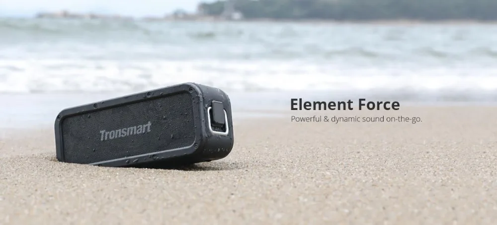 TRONSMART Element FORCE водонепроницаемый беспроводной динамик 40 Вт Bluetooth динамик 7,4 в 3000 мАч батарея 20 Вт 2 шт полный спектр