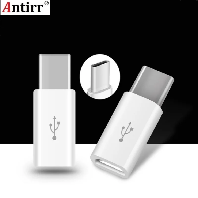 Универсальный переходник с разъемом USB 3 1 Type C папа на Micro мама адаптер для