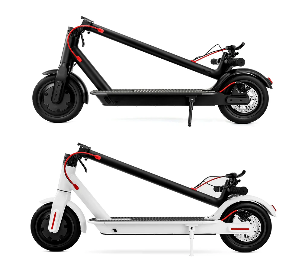 RU DE 8,5 дюймов два колеса электрический скутер складной Смарт Лонгборд со светодиодный подсветкой BL WH KV986 25 км/ч