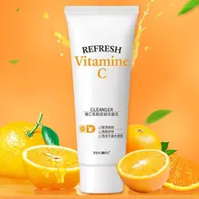 VC питательное восстанавливающее очищающее средство для лица Уход за кожей Отбеливающее омолаживающее мягкое Очищающее Очищение