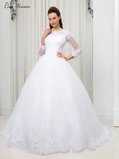 C V Vestido De Noiva Arabic Muslim Elegant Long Sleeves Wedding C V Vestido De Noiva Arabic Muslim Elegant Long Sleeves Wedding Dress Custom Made Lique Beads Bride